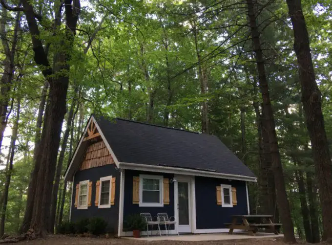 tiny modern cabin 2