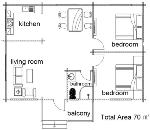 Macaroon wooden cabin style tiny home - Picture 2 of 18