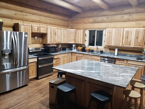 LARGE -5,000 sq.ft LOG CABIN HOME shell kit 12in logs - Picture 4 of 23