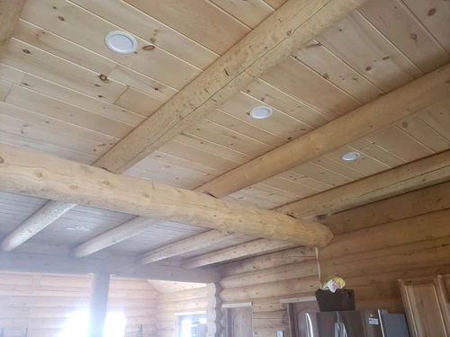 LARGE -5,000 sq.ft LOG CABIN HOME shell kit 12in logs - Picture 7 of 23