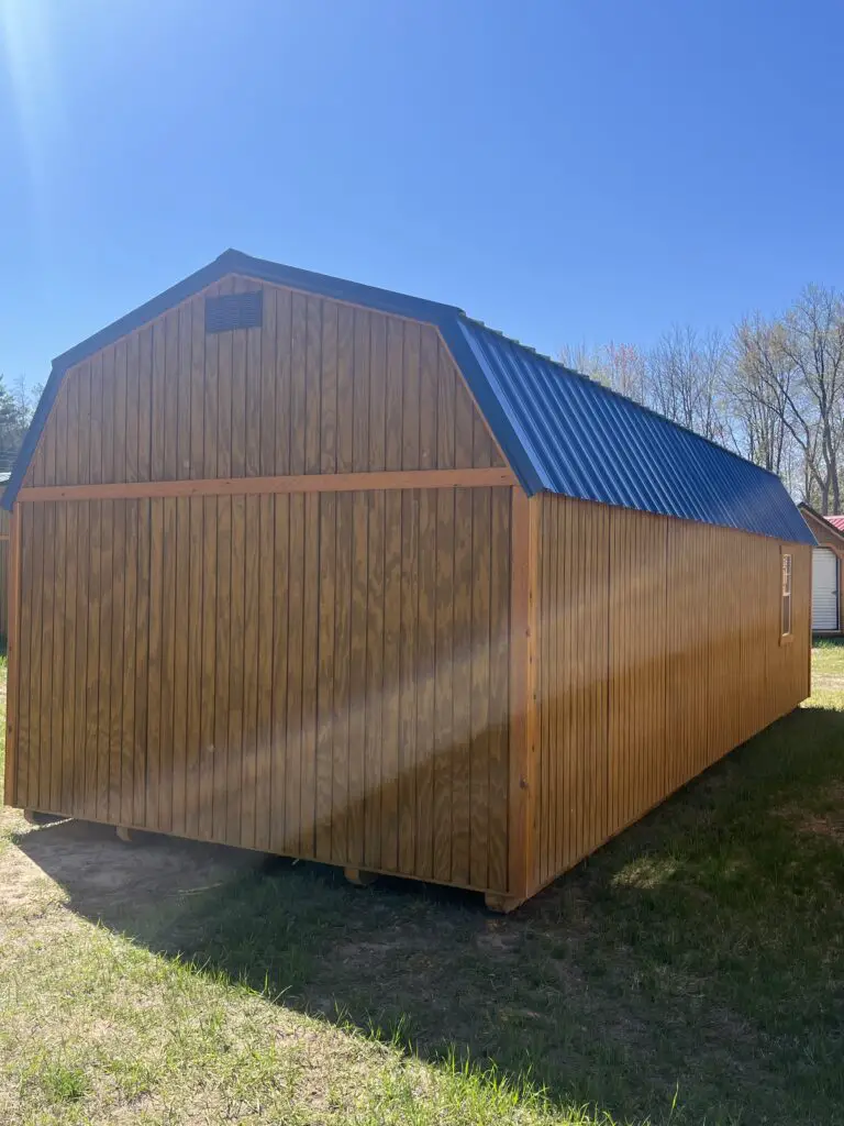 12x30 Side lofted cabin