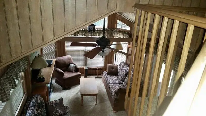 View from the front section of the double loft