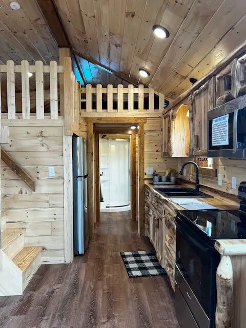 14x38 Smokey Mtn Cabin Park Model - Turn key-On Display- Replacement model in construction - Image 21