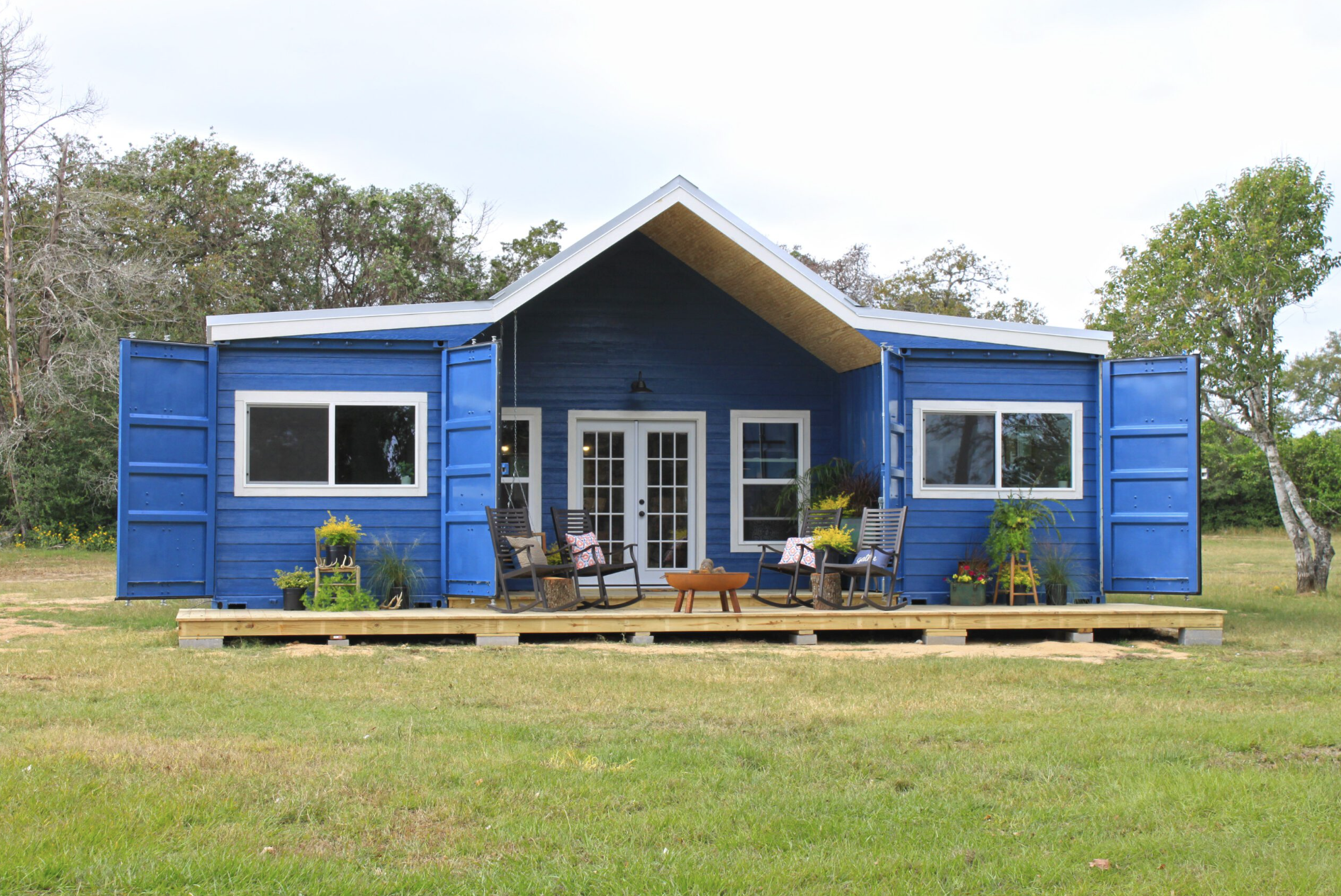 Inside a Simple Container Home with a Farmhouse Charm Interior