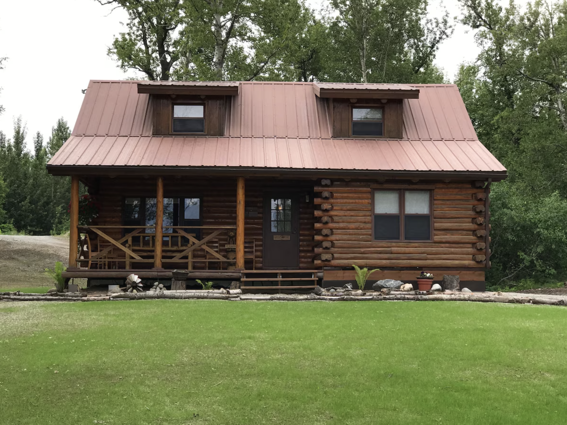 Luxury 1,200 Sq Ft Log Cabin with 15 Acres