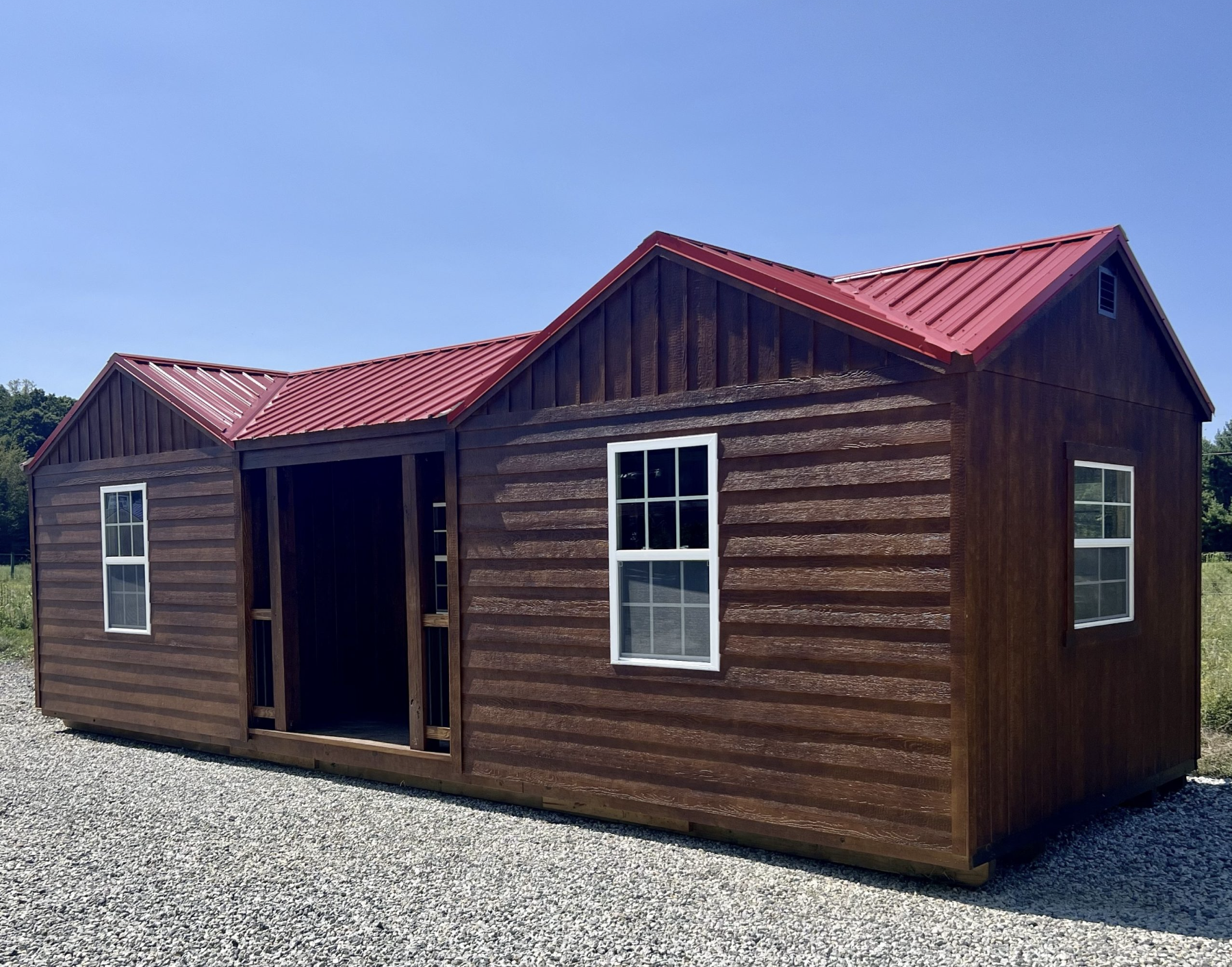 12×32 Cabin with Countryside Style for $16,900