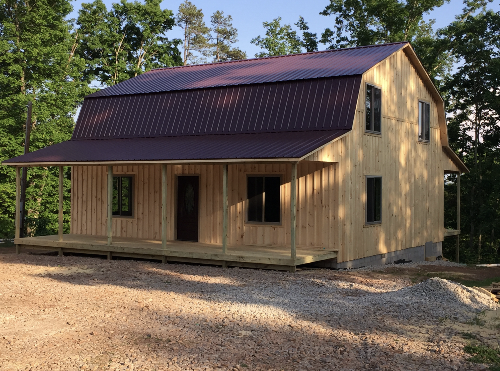 Discover a 2-Story Amish-Crafted Gambrel Cabin for $60,000