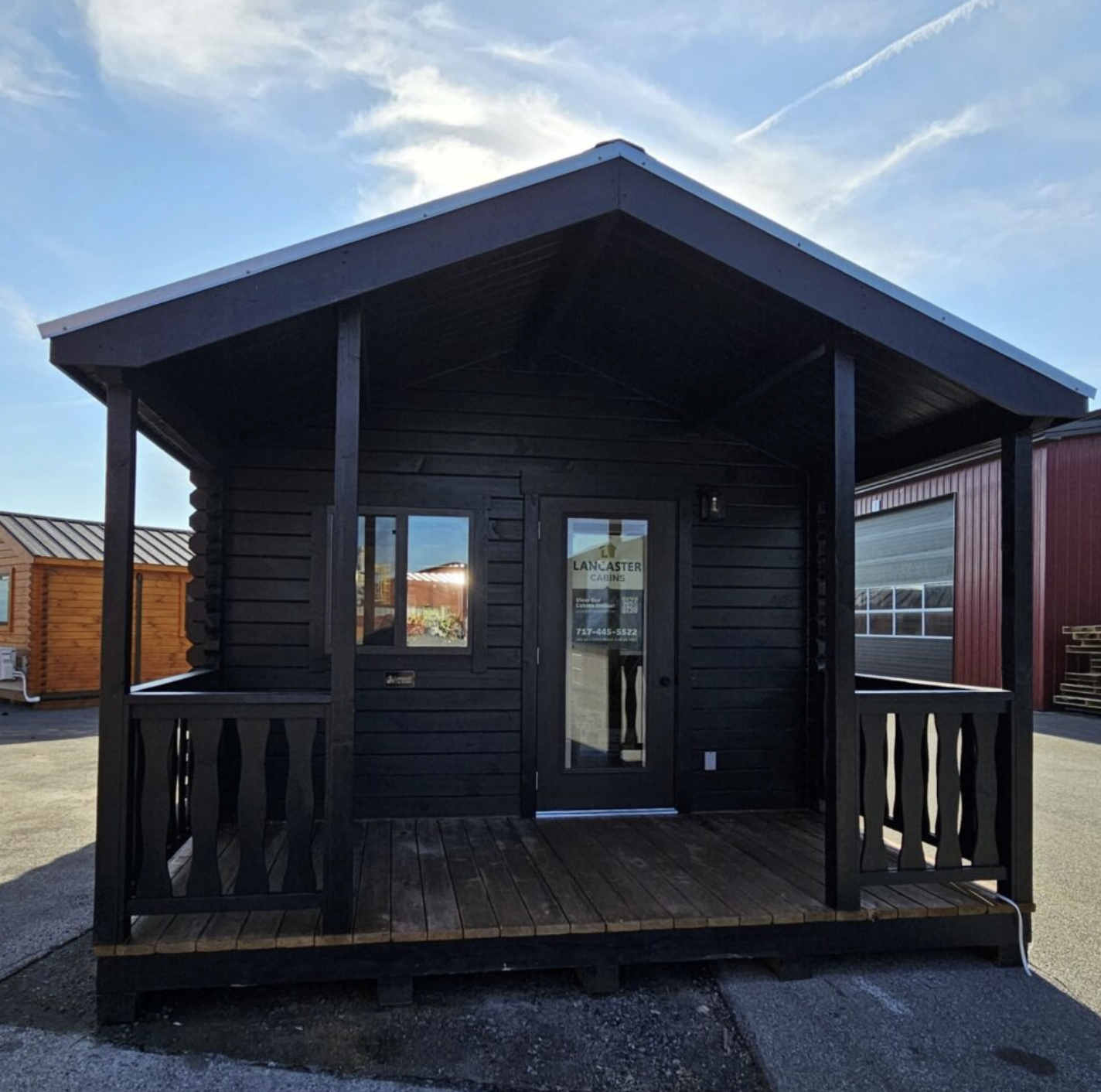 Discover a 13×15 Cabin with 6’ Porch for $43,300