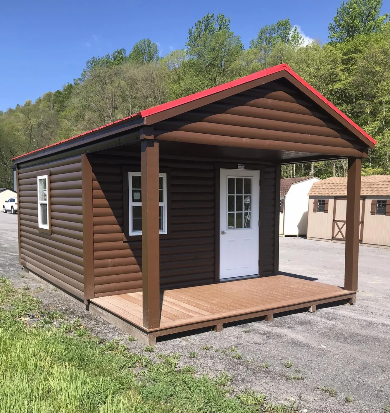 Explore a 12×20 Log Cabin with Lasting Style for $11,900