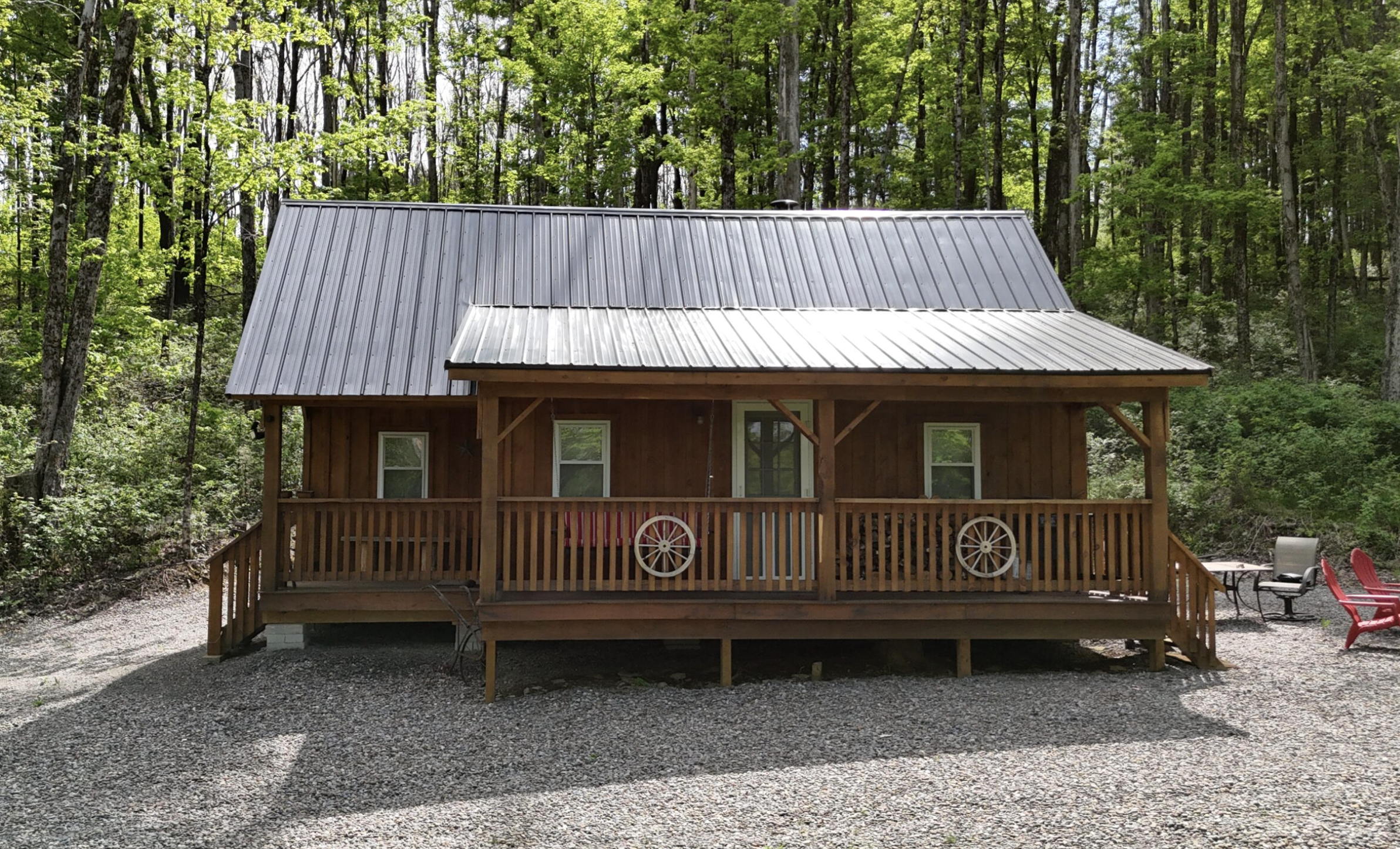 Turnkey Rustic Cabin on 2 Wooded Acres