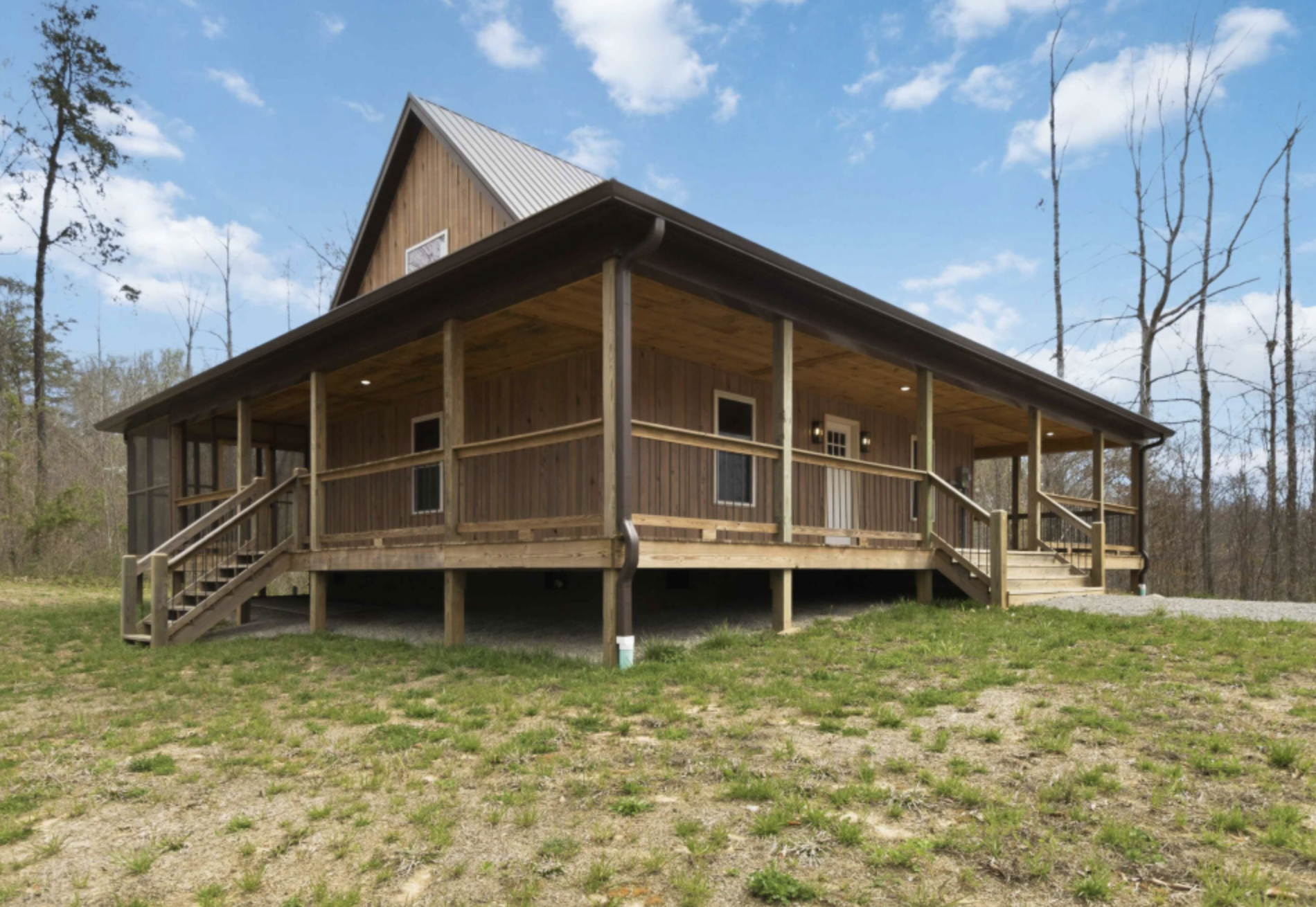  3-Bedroom Cabin with Open Living Design