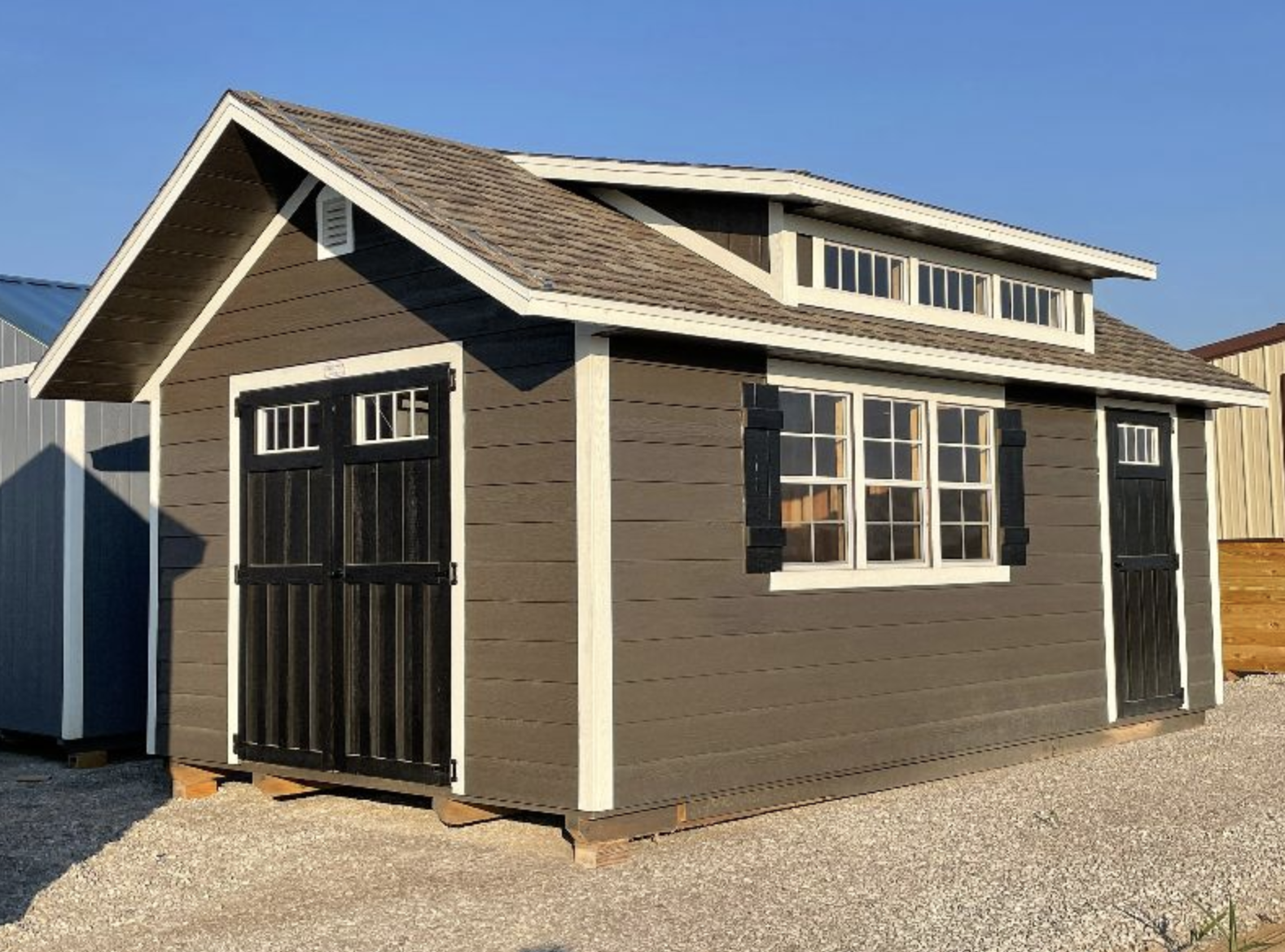 12×20 Cabin Shed with Victorian Style and Dormer