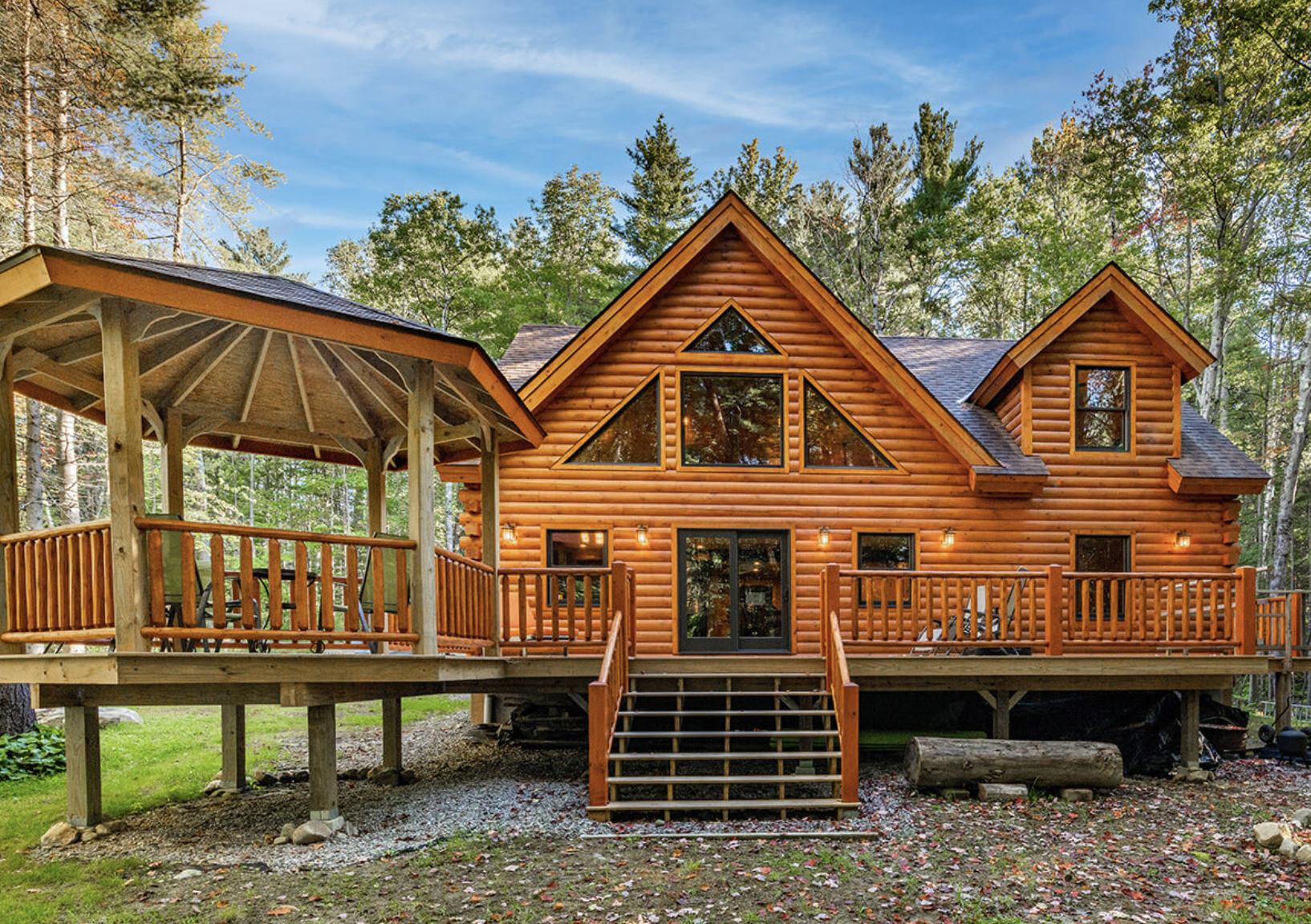 the Cascade 4-Bedroom Log Home