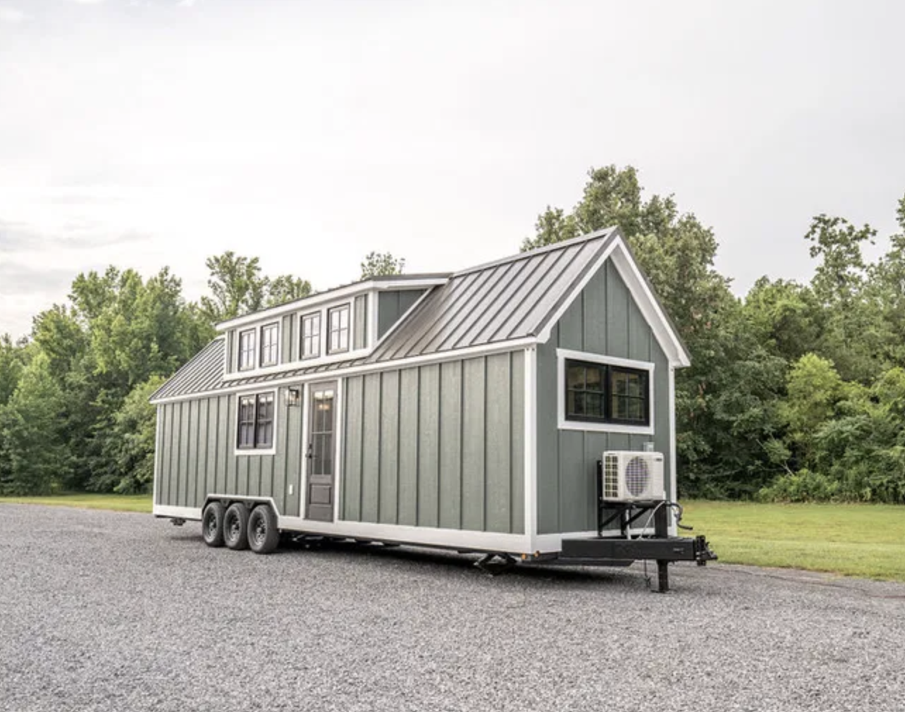290 Sq.Ft. Mobile Tiny House with a Modern Interior and Loft Bedroom