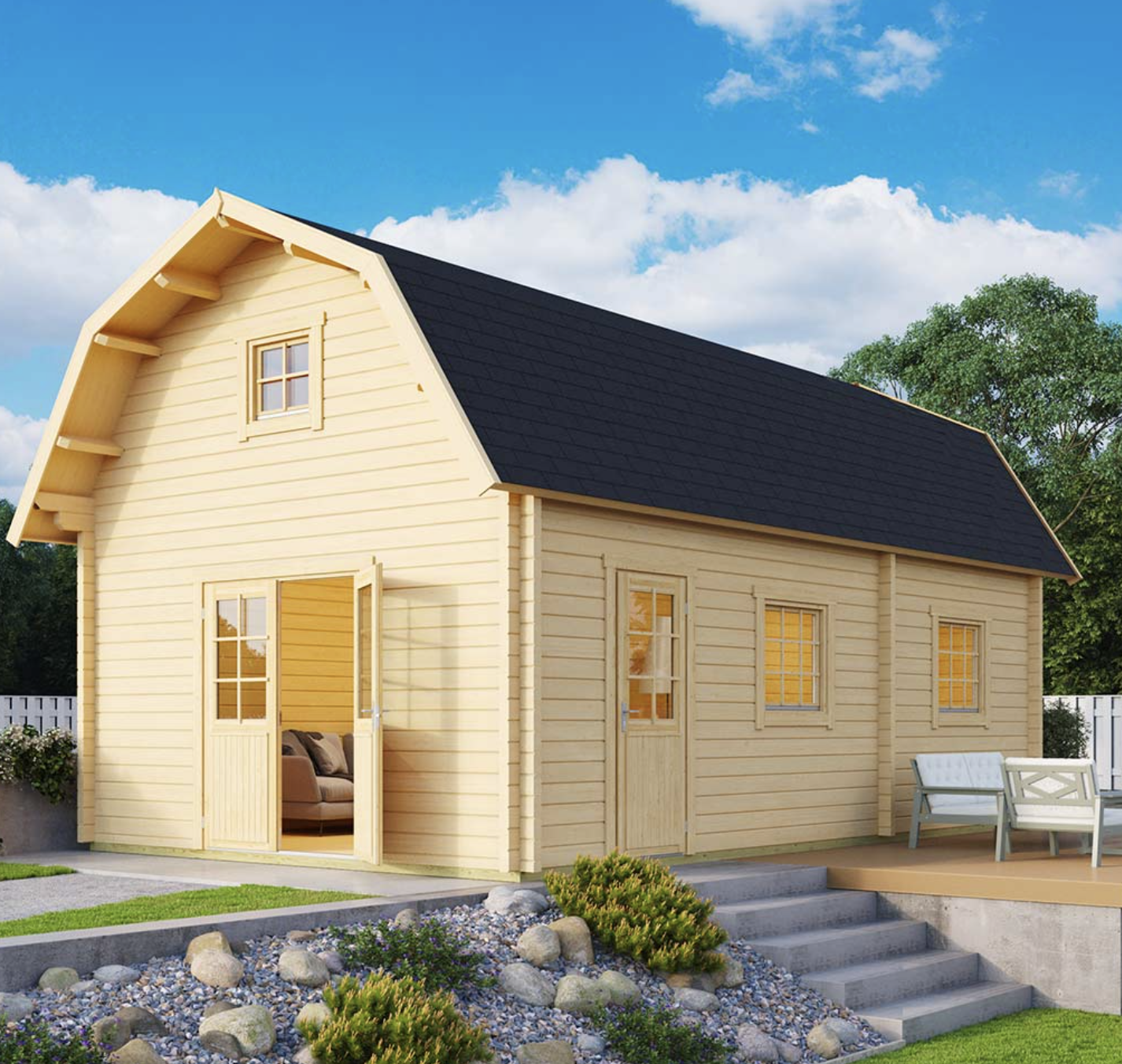 Inside the Minnesota Cabin Model with Loft