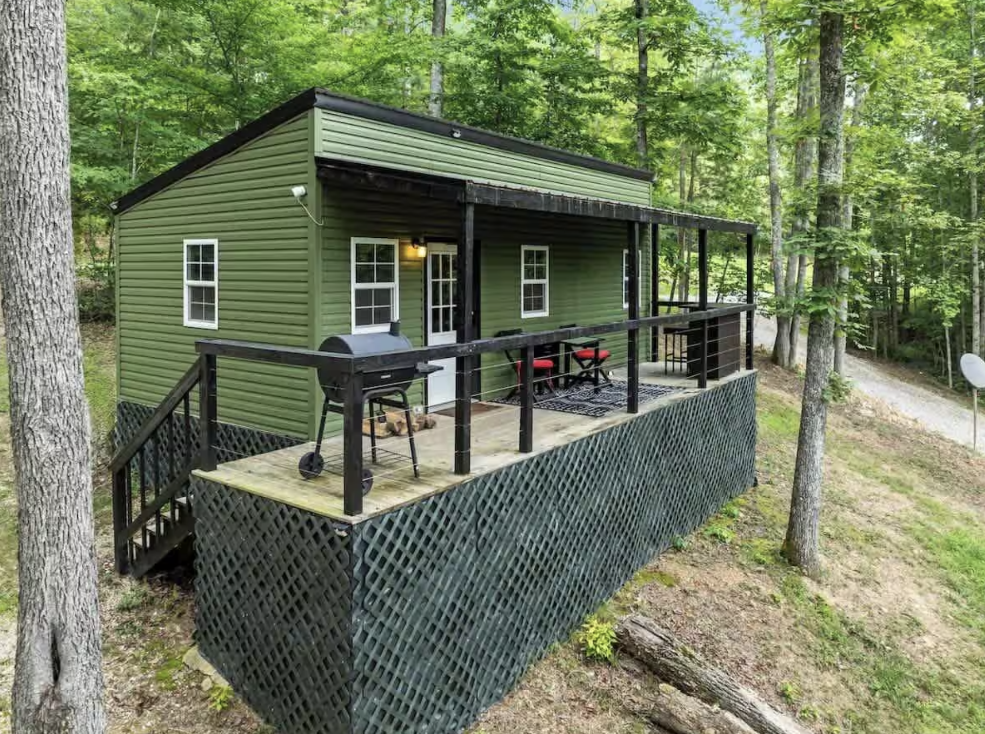 A Look Inside This Cozy Cabin with a Beautiful Wooden Interior