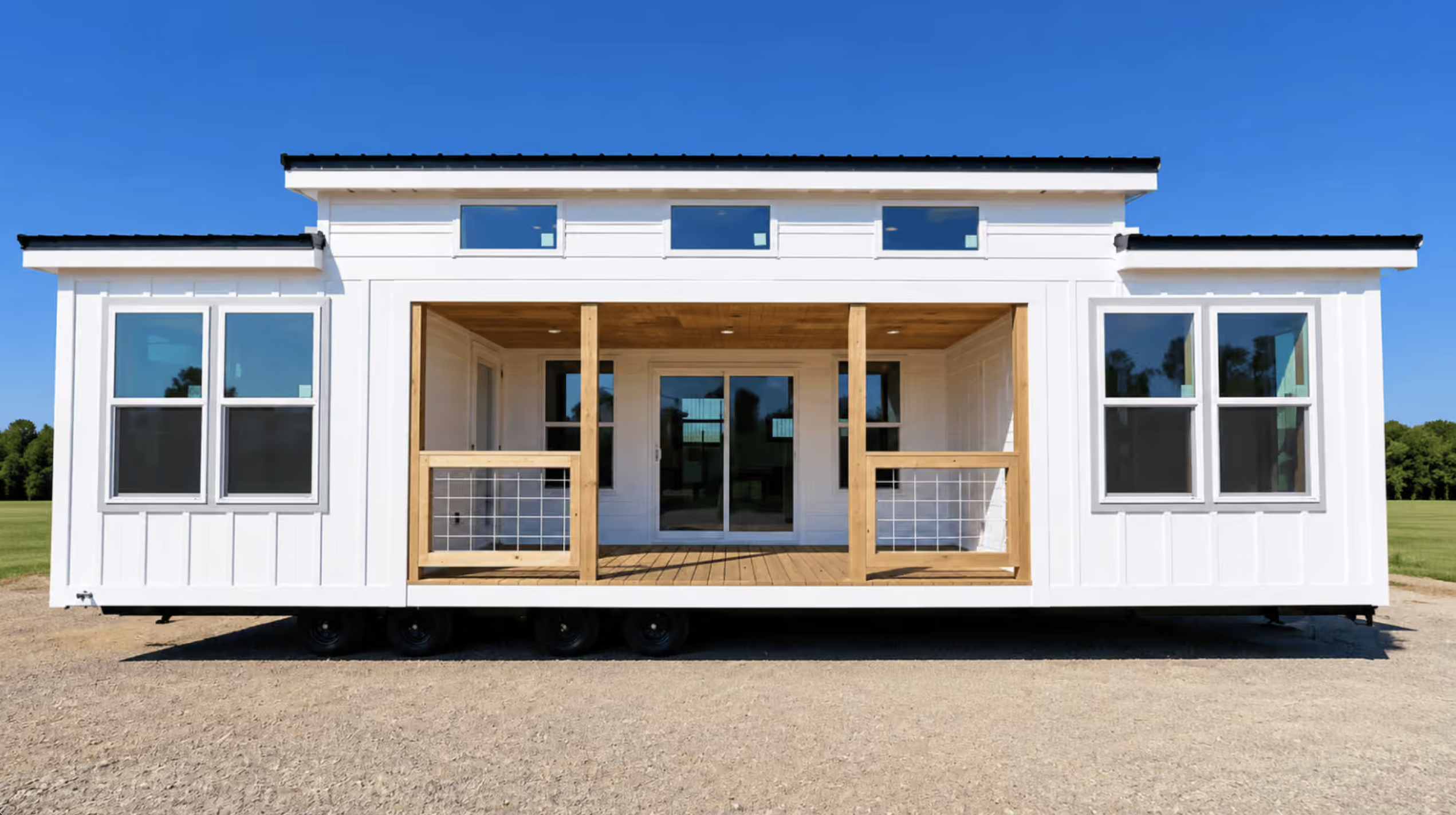 Discover This 39×14 Park Model Tiny House with Two Bedrooms