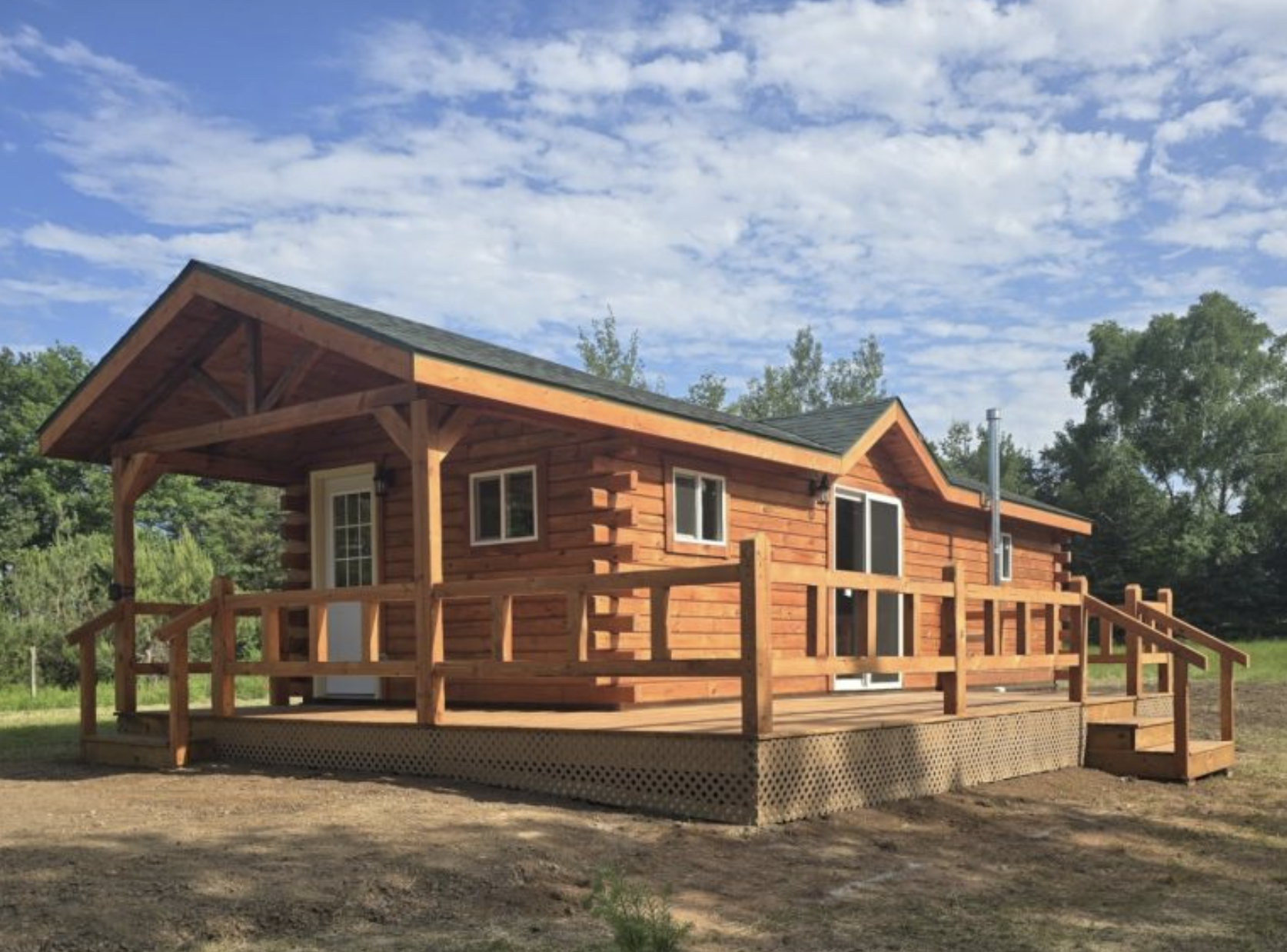 Discover the Timeless Elegance of the 400 Sq. Ft. Finlayson Log Cabin